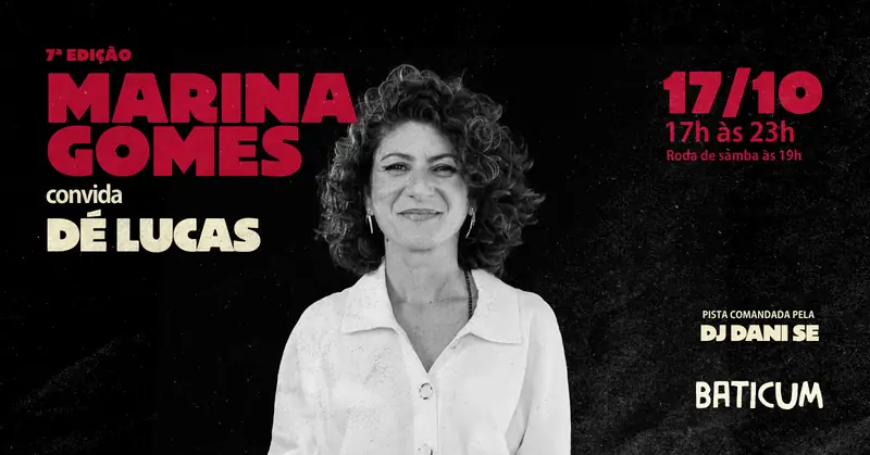 Marina Gomes convida at Baticum Tendinha Cultural