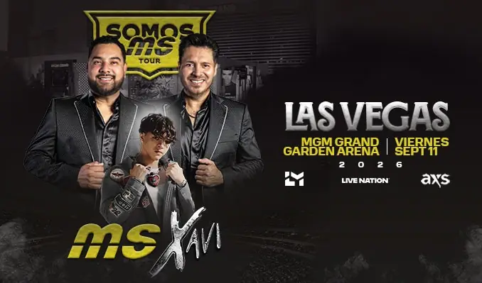 Banda MS & Xavi à MGM Grand Garden Arena