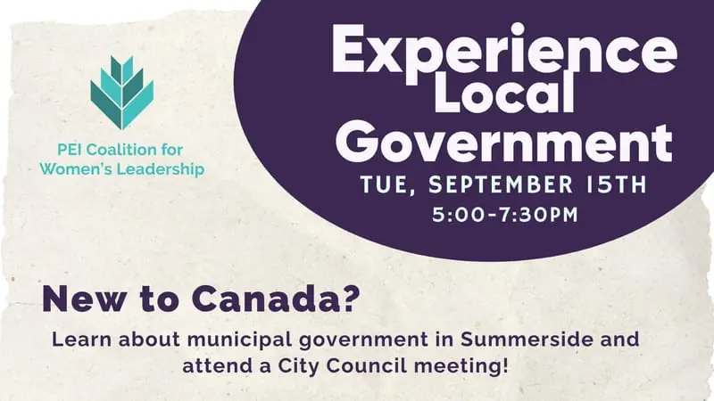 Civic Education for Newcomers: Municipal Government à Summerside Rotary Library
