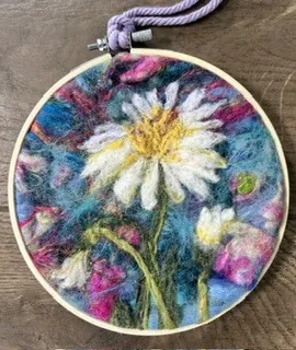 Introduction to Needle Felting – Using a Hoop at Strule Arts Centre