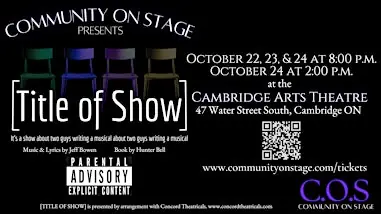 The Cambridge Arts Theatre in Cambridge, ON