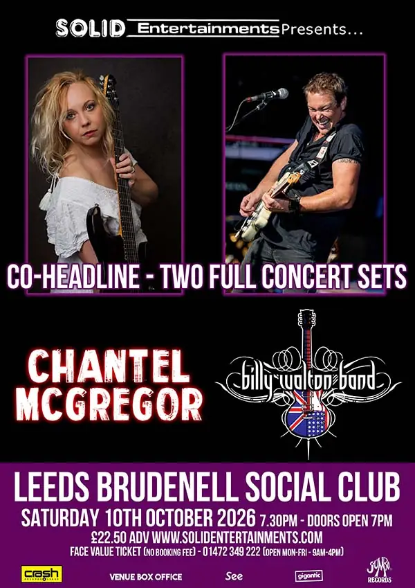 Chantel McGregor & Billy Walton Band at Brudenell Social Club