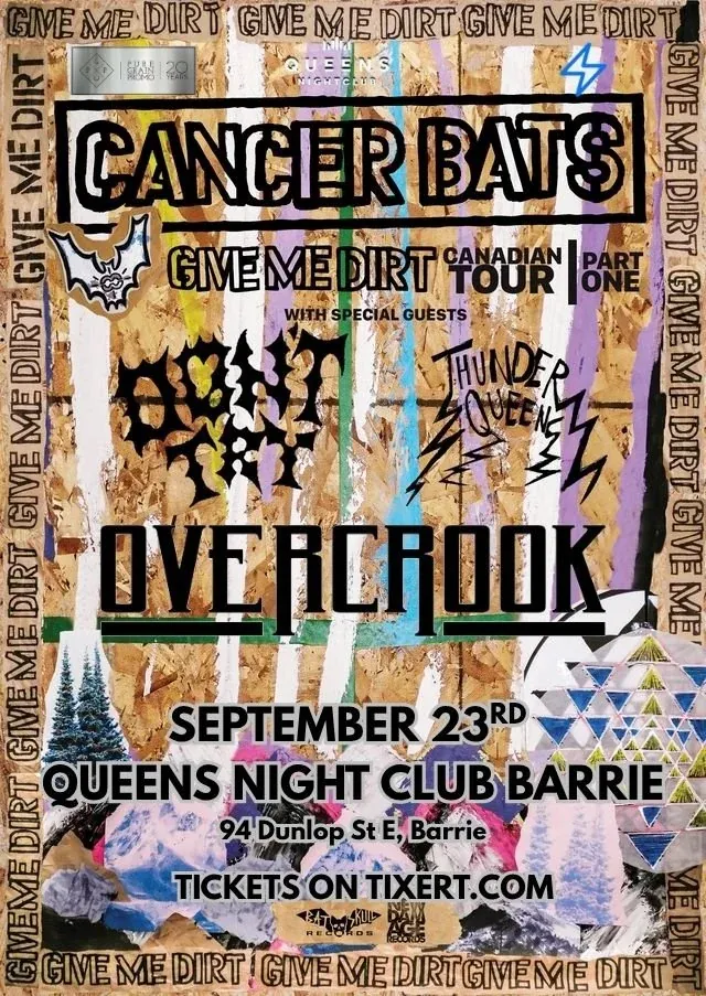 CANCERBATS RETURN TO THE QUEENS at The Queen's Hotel
