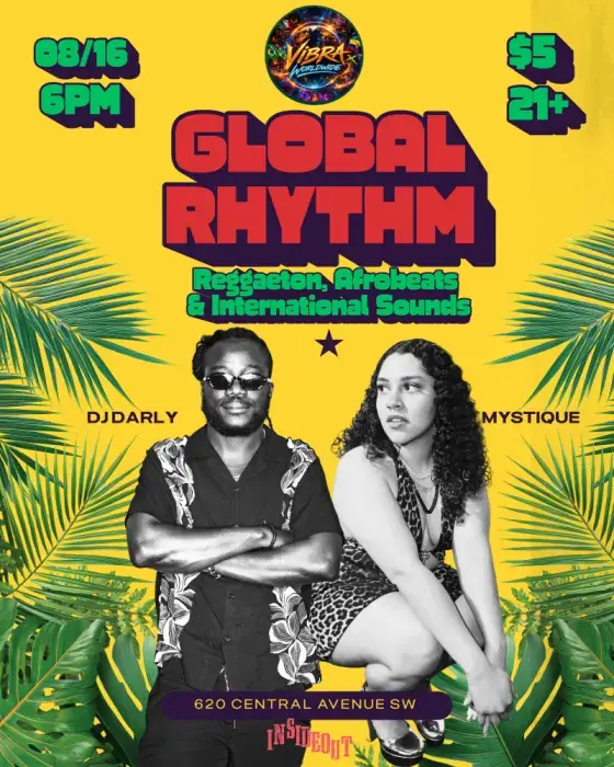 Global Rhythm* DJ Darly * Mystique * Vibra Worldwide * Reggaeton, Afrobeats, & International Sounds à The Historic El Rey Theater