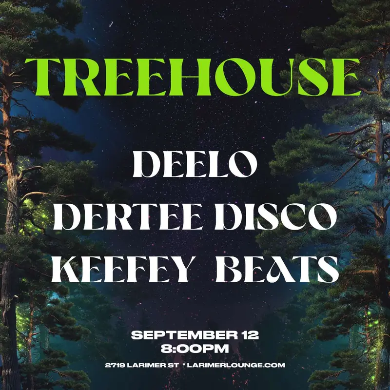 Treehouse – Deelo – Dertee Disco – Keefey Beats à Larimer Lounge