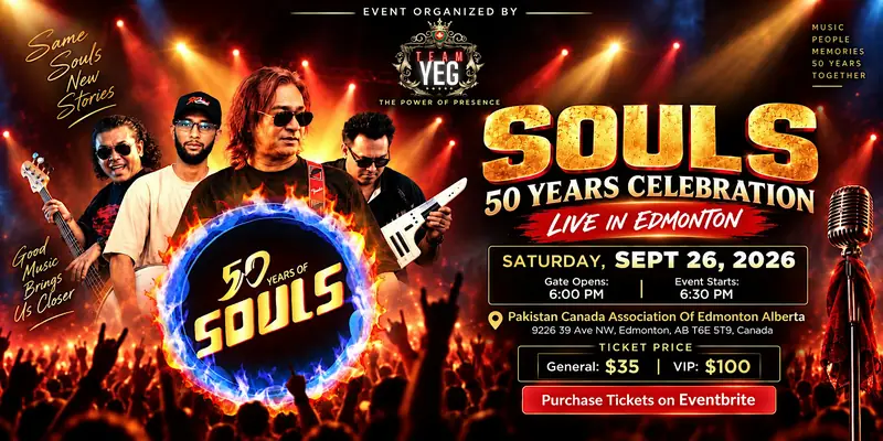 Souls 50 Years Celebration - Live in Edmonton at Pakistan Canada Association Of Edmonton Alberta