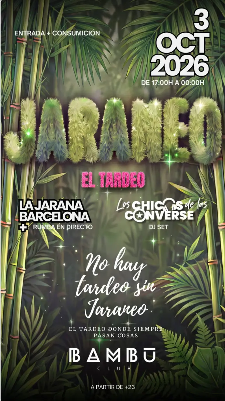 BAMBU TARDEO JARANEO en Biloba