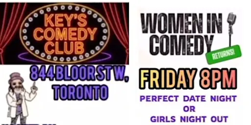 Women In Comedy at Key's Stand up Comedy Club Toronto Improv Bar and Grill