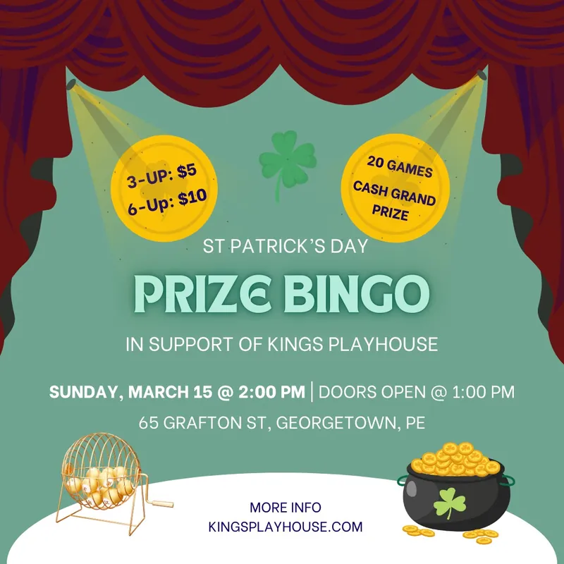 St. Paddy's Day Bingo en The Kings Playhouse