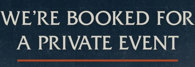 Private Event