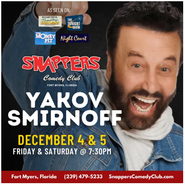 Yakov Smirnoff at Snapper's Comedy Club