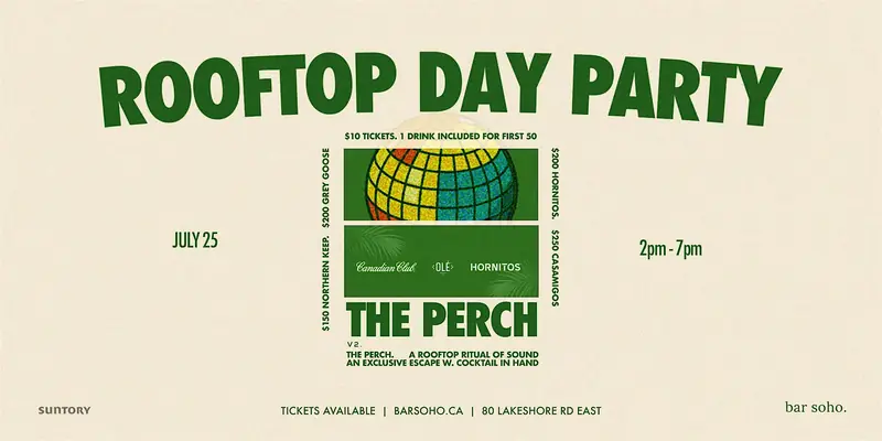 Rooftop Day Party at Bar Soho - The Perch at bar soho