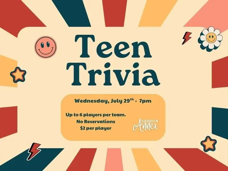 Teen Trivia at Garrick Theatre