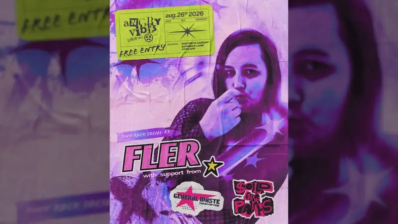 Angry Vibes presents: Fler, General Waste and Sold For Parts à Porter's Cardiff