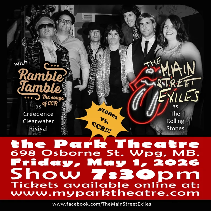 Rolling Stones vs. CCR tribute night! at The Park Theatre
