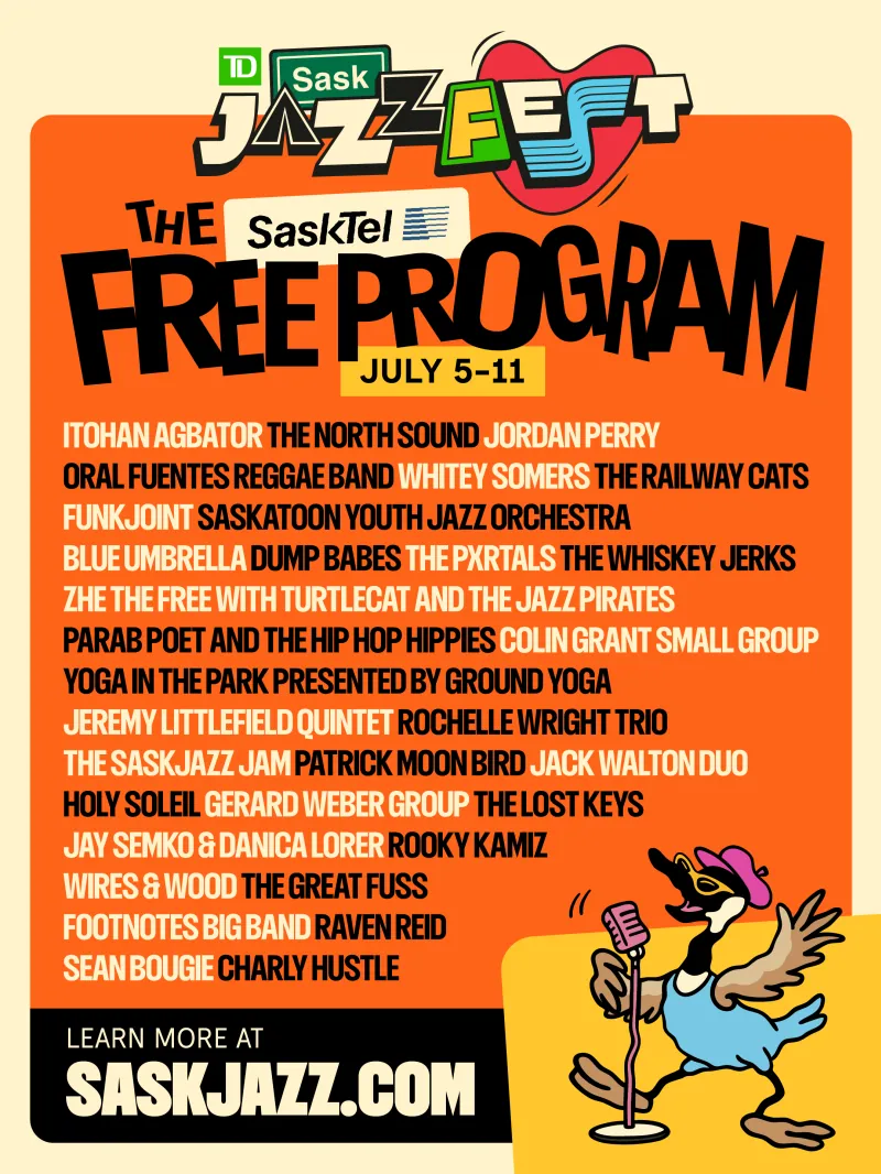 Sask JazzFest Free Program à Victoria Park