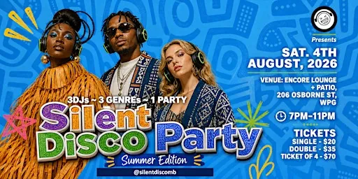 SILENT DISCO PARTY - SUMMER EDITION at Encore Lounge & Patio