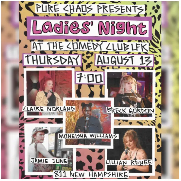 Pure Chaos Presents: Ladies Night at The Comedy Club of Lawrence