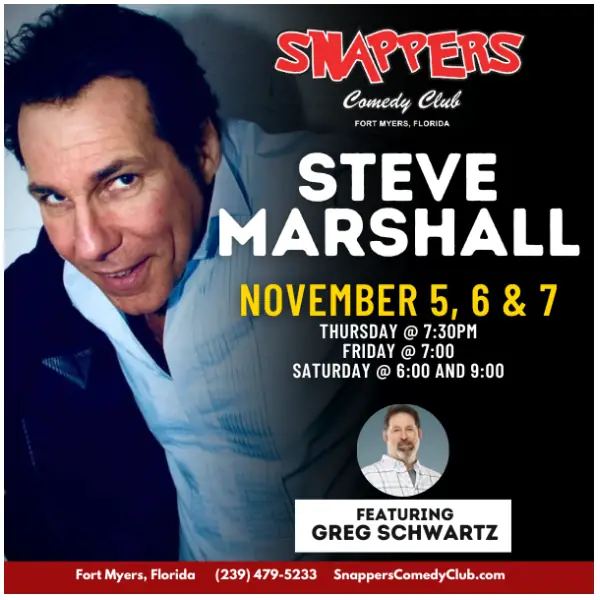 Steve Marshall à Snapper's Comedy Club