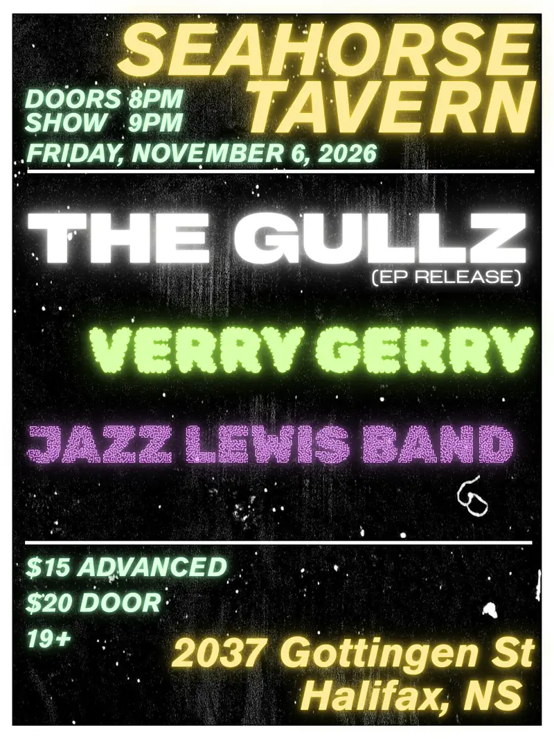 The GULLZ - "WASTED" EP Release en Seahorse Tavern