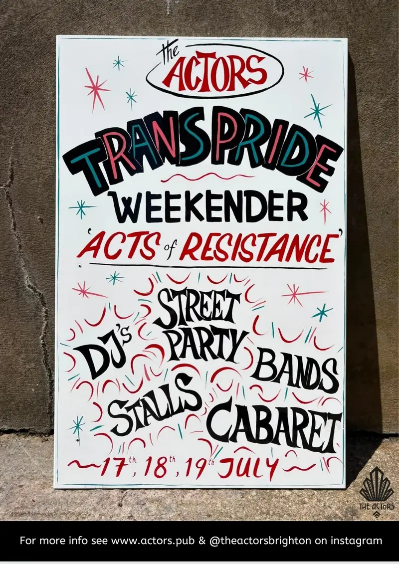 The Actors Trans Pride Weekender: Acts of Resistance!