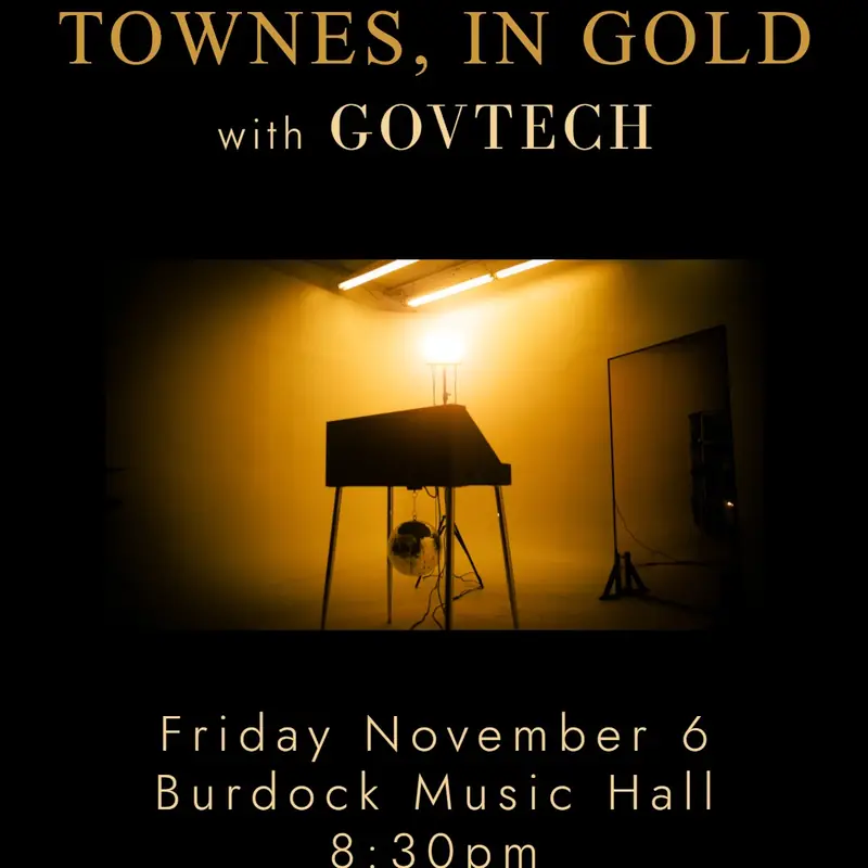 Townes, in Gold à Burdock Music Hall