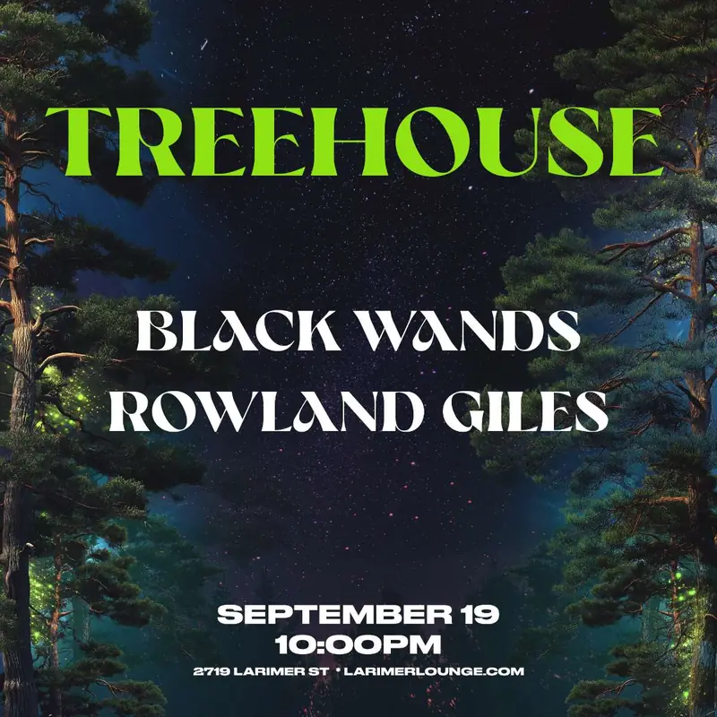 Treehouse – Black Wands – Rowland Giles (FREE SHOW)