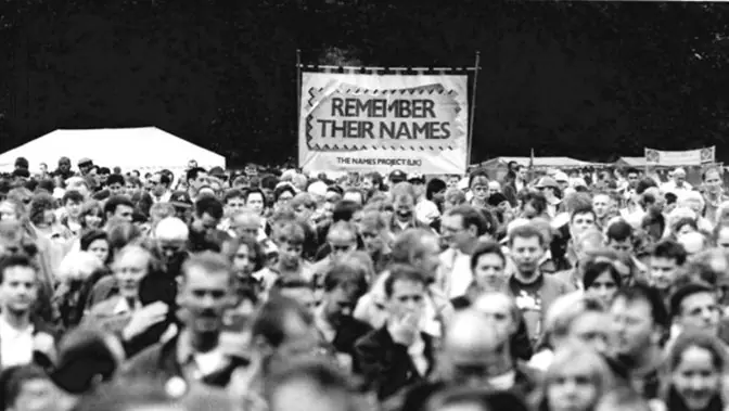 UK AIDS Memorial Quilt à Tramway