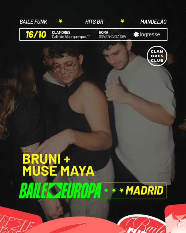 Baile Europa: Back to Clamores con Muse Maya en Clamores