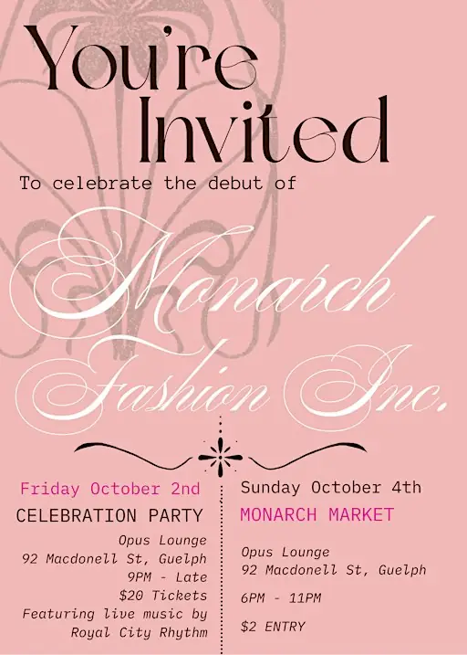 Monarch Fashion Inc. Launch Celebration at Opus Lounge