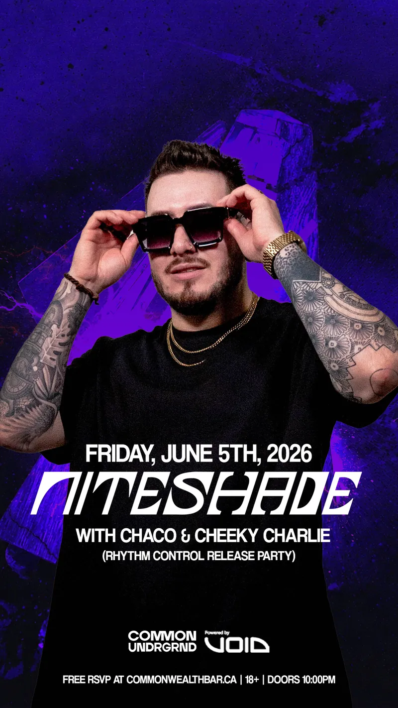 CU Friday Pres. Niteshade (Release Party) at Commonwealth Bar & Stage