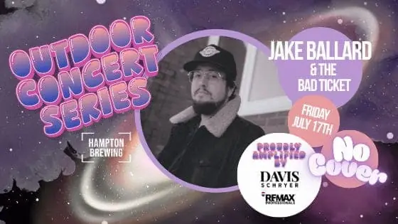 Outdoor Concert Series: Jake Ballard & the Bad Ticket