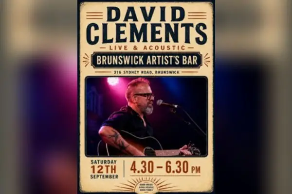 DAVID CLEMENTS at Brunswick Artists' Bar