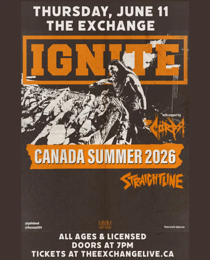 Ignite, The Corps, Straightline à Exchange/The Club