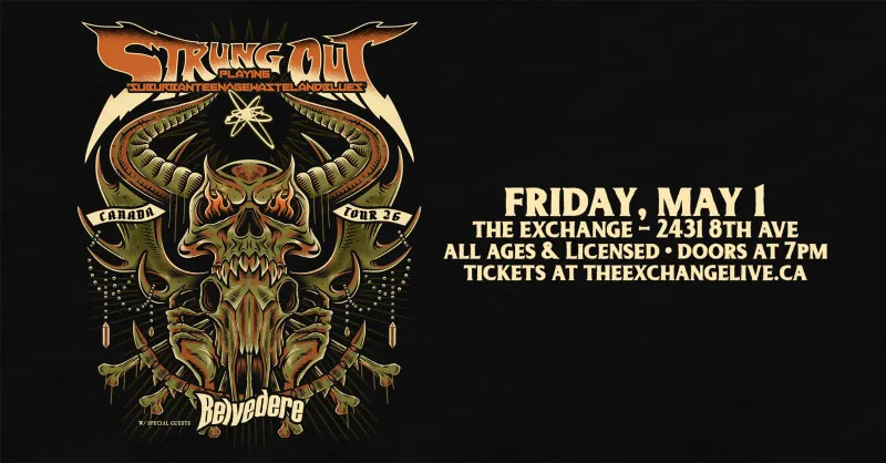 Strung Out, Belvedere à Exchange/The Club