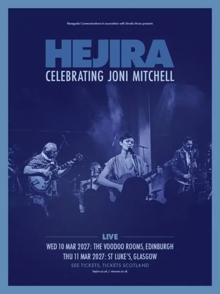 Renegade Communications Presents: HEJIRA – Celebrating Joni Mitchell à Saint Luke's