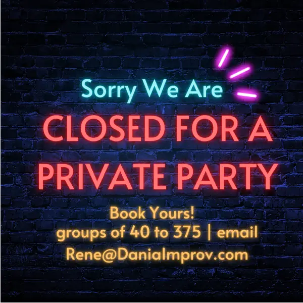 Closed for a private event