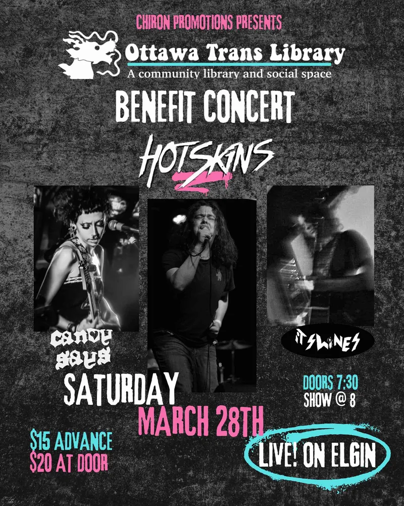 Chiron Promotions Presents: A Benefit Concert for the Ottawa Trans Library