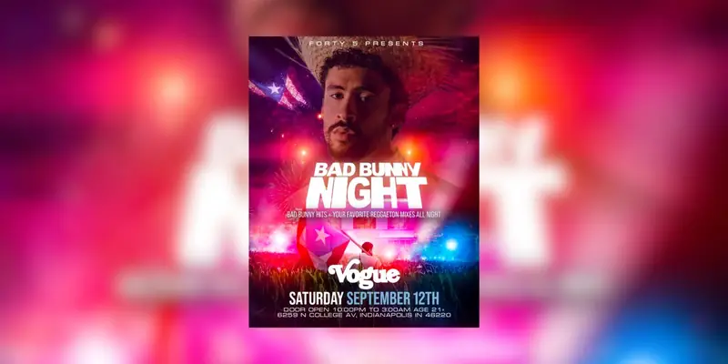 Reggaeton Party: A Night of Bad Bunny at The Vogue