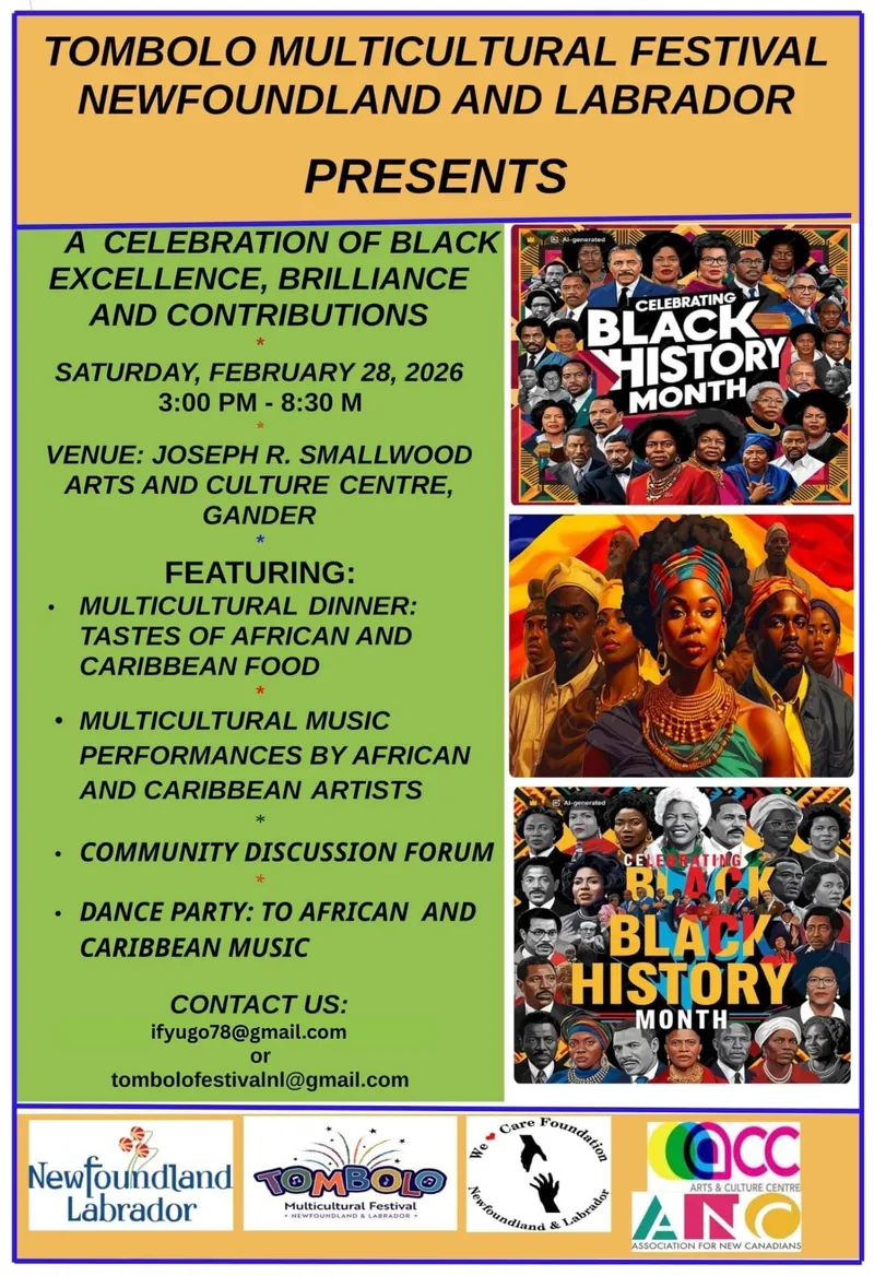 A Celebration Black Excellence, Brilliance, Contributions at Arts and Culture Centre Gander