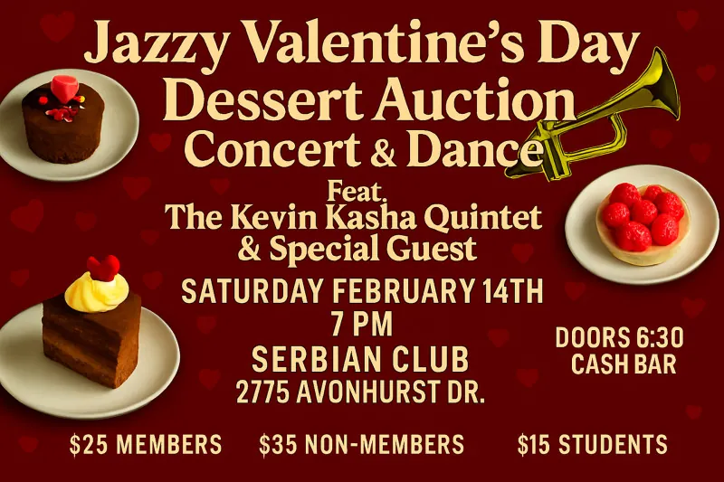 VALENTINE'S DAY DESSERT AUCTION CONCERT & DANCE