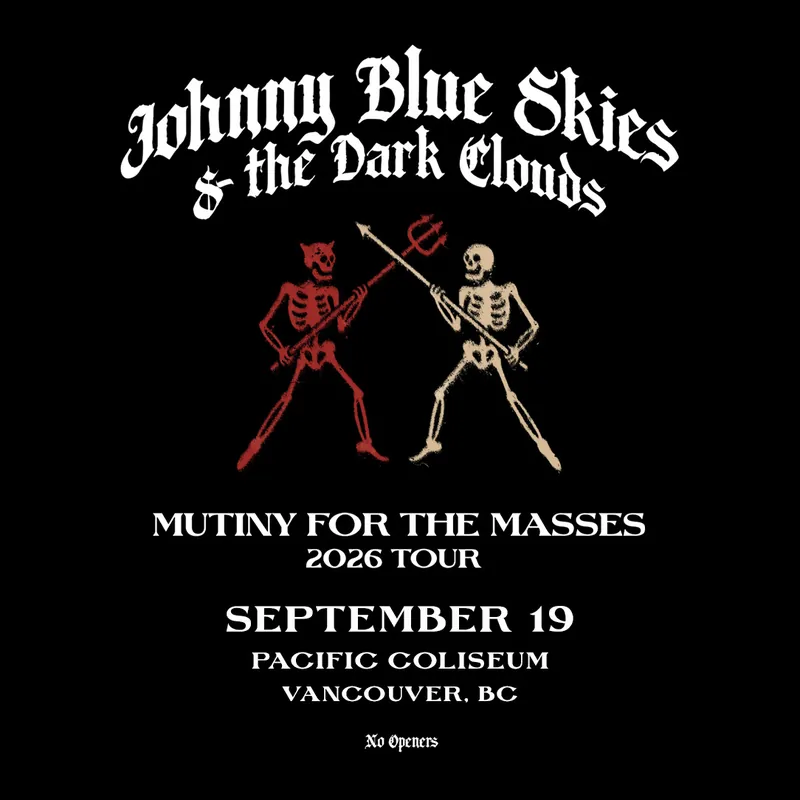 Johnny Blue Skies & the Dark Clouds – Mutiny for the Masses 2026 Tour