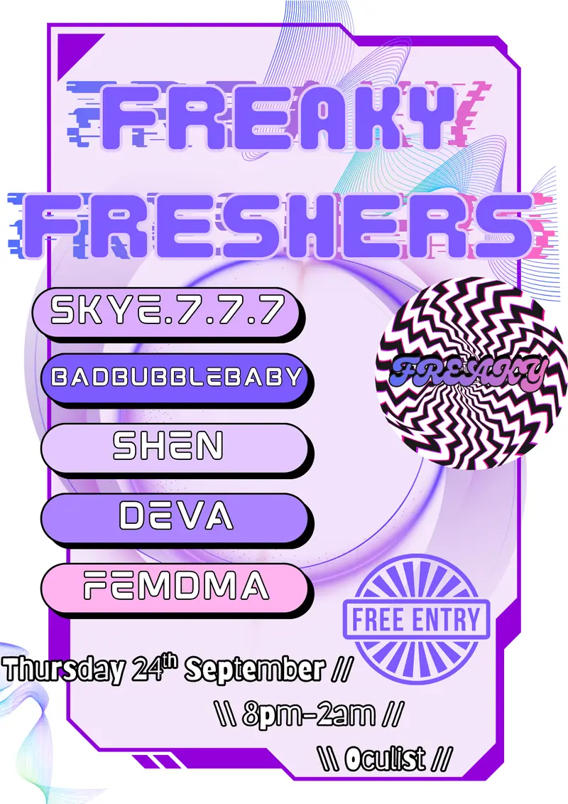 Freaky Freshers at Oculist