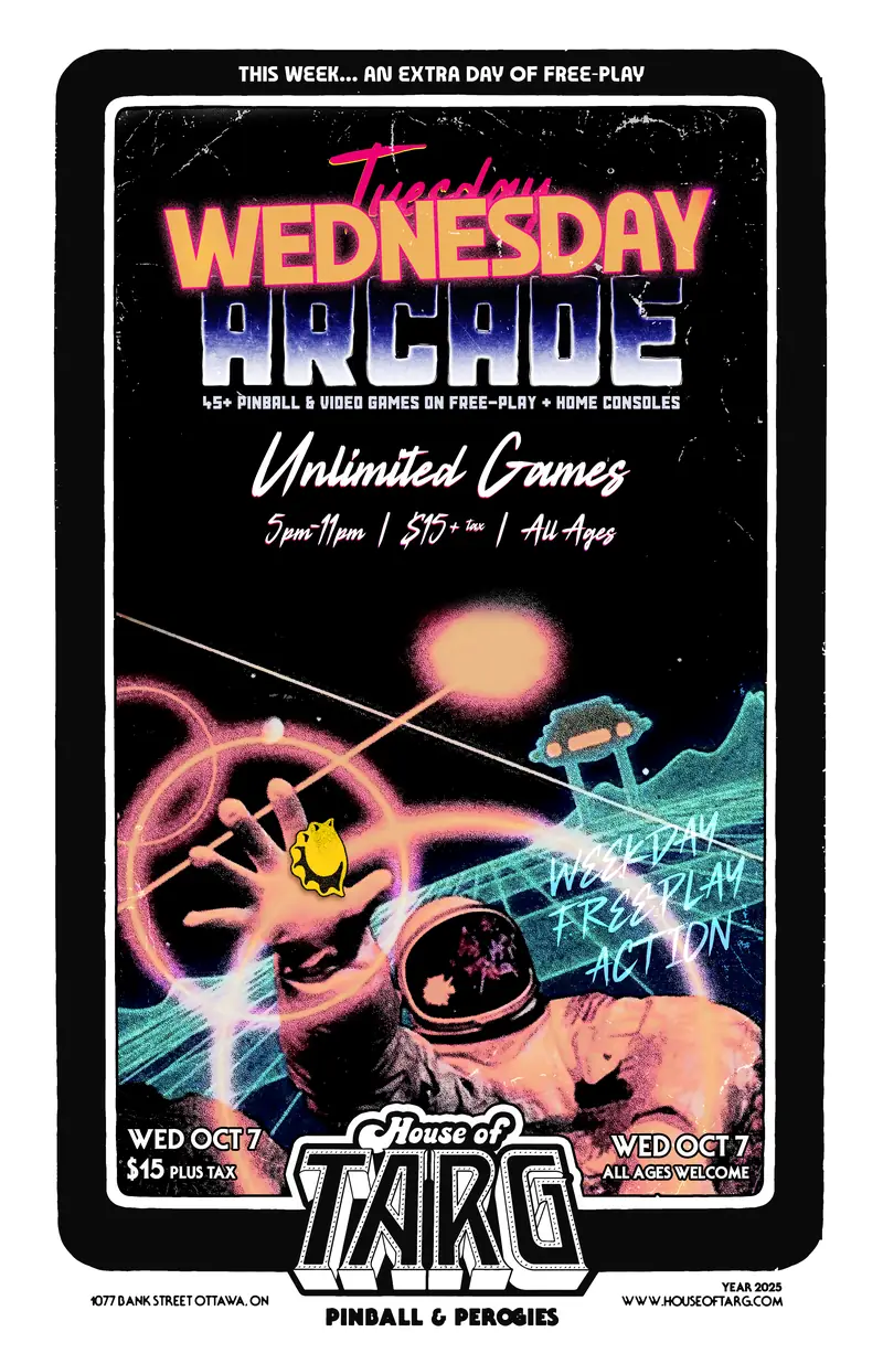 FREE-Play - Unlimited Pinball & Arcade Games. $15 at House of TARG