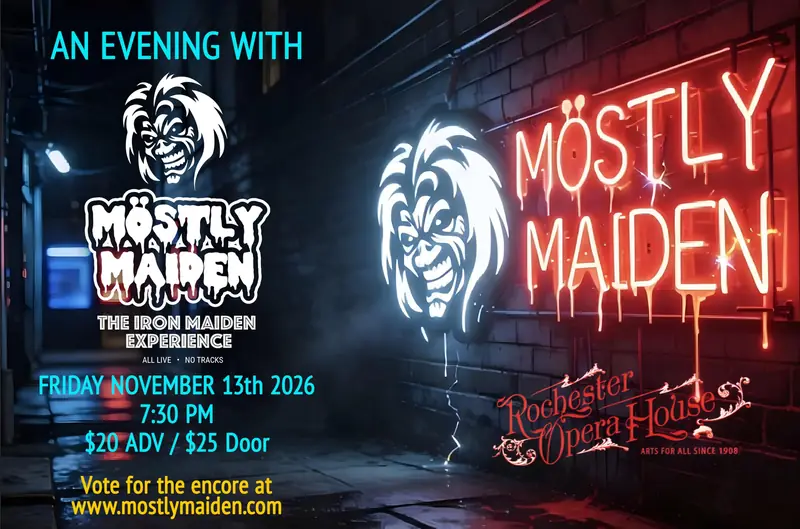 Mostly Maiden – The Mostly Iron Maiden Experience at Rochester Opera House