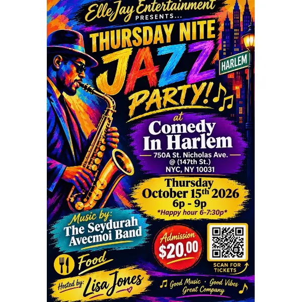 Thursday Nite Jazz Party at Comedy In Harlem
