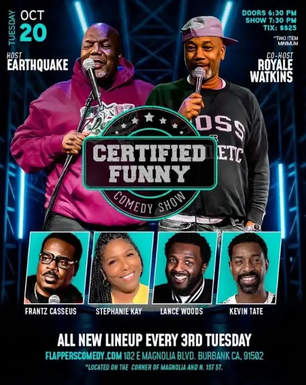 Certified Funny à Flappers Comedy Club