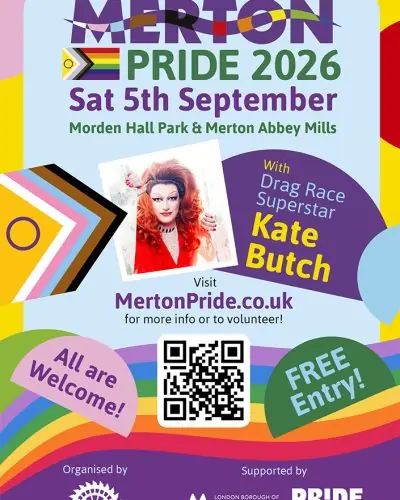 Merton Pride 2026 at Merton Abbey Mills