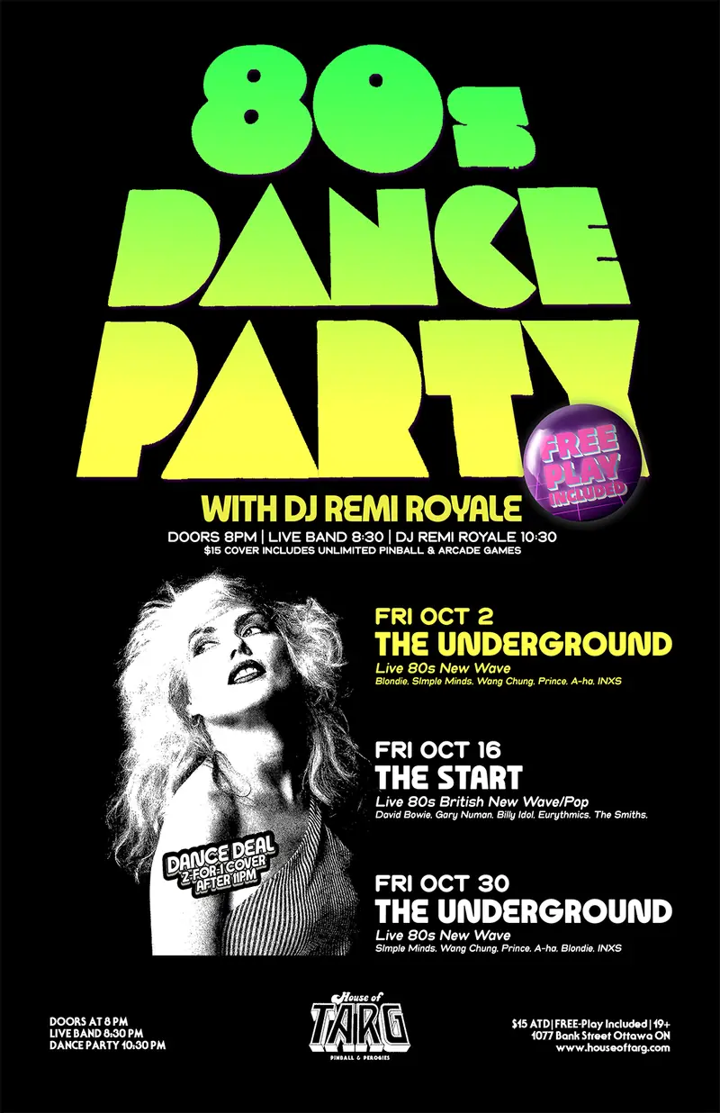 80s DANCE PARTY w DJ Remi Royale at House of TARG