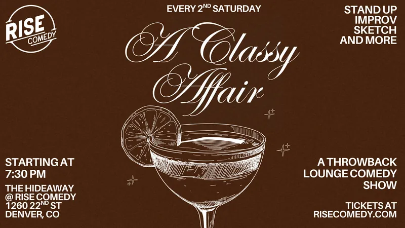 A Classy Affair at Rise Comedy